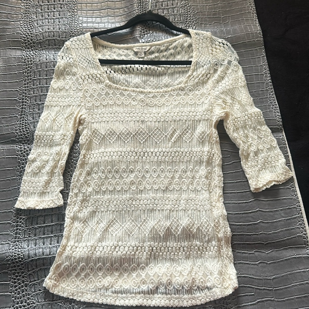 Lucky brand small sheer top